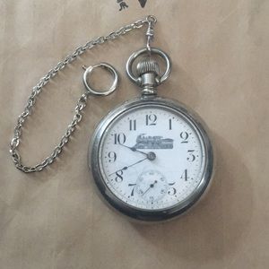 Vintage New Era Railroad Pocket Watch
